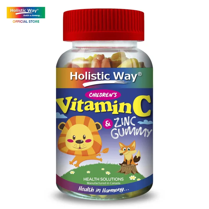 Holistic Way Children's Vitamin C & Zinc Lion Gummy (90 Gummies)