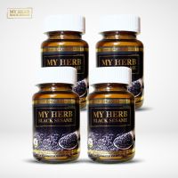 2แถม2 เซซามิน (Sesamin) 100% มายเฮิร์บสารสกัดจากงาดำ My Herb Black sesame ลดความดัน ลดอาการปวดกระดูก มือชา เท้าชา นอนหลับง่าย 4 กล่อง