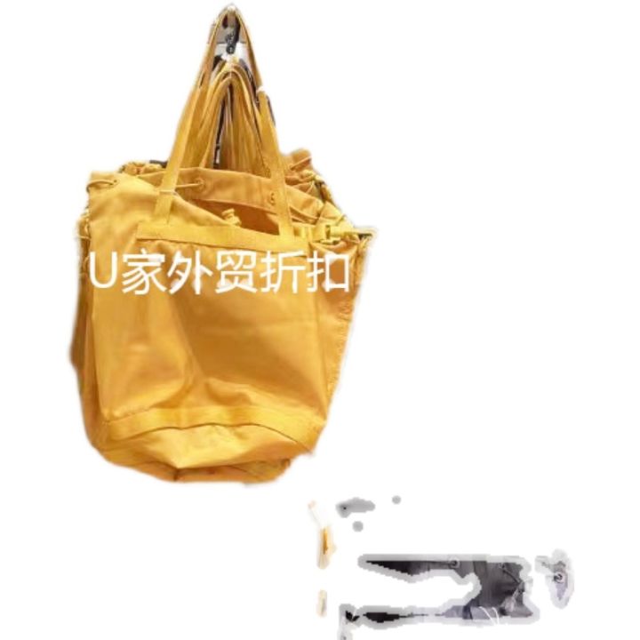 รวน-uniqloกาตาร์ผู้ชายและผู้หญิงเดินทางทุกชุดกระเป๋าหิ้วเชือกผูกกระเป๋าถือกระเป๋าสะพายไหล่-y458202ความจุมากกระเป๋าทรงถัง