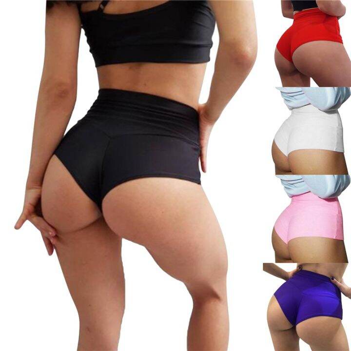 MYS Store 5 Colors Plus Size Women Pure Color Pole Dance Hot Pants