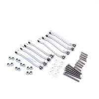 Metal Chassis Pull Rods Drag Link Suspension for MN D90 D91 D96 D99 D99S MN90 MN99S 1/12 RC Car Upgrade Parts