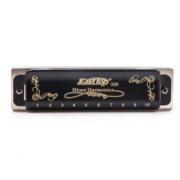 east-top-harmonica-diatonic-blues-harmonica-key-of-paddy-c-10-holes-20-tones-008k-blues-harp-for-s-professionals-students