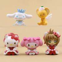 Sanrio Anime Figure Card Captor Sakura Action Figures Japanese Decorative Ornaments Diy Cake Material Science Model Gifts Toys