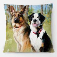 【LZ】✺▣☒  Alemão shorthaired ponteiro cão labrador cartaz animais pintura capa de almofada almofadas decorativas para sofá