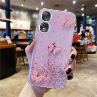 เคสลายผีเสื้อ HONOR 90 5G เคสโทรศัพท์ HONOR 90 Lite 70Lite เคสนิ่ม TPU ด้านหลังเคสสำหรับ HONOR 70Lite