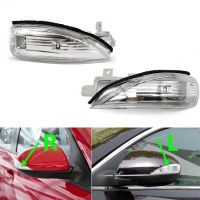 Cafoucs กระจกโคมไฟไฟ LED กระพริบเปิดสัญญาณไฟสำหรับ MAZDA 3 BL 2008-2014 6 GH 2007-2015