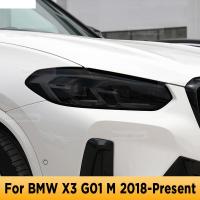 สำหรับ BMW X3 G01 M 2018 2022ไฟหน้ารถภายนอกป้องกันรอยขีดข่วนด้านหน้าโคมไฟสี TPU ฟิล์มป้องกันอุปกรณ์ซ่อมสติ๊กเกอร์