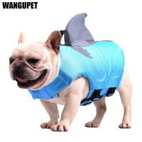 Summer Dog Life Jacket with Handle Surfing Swimming Sailboat Adjustable Medium Large Dog Safety Vest Bulldog Labrador Shark