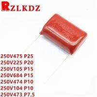 10PCS 250V475J 250V 4.7UF 475 CBB Polypropylene film capacitor 474 470NF 473 47NF 684 680NF 225 2.2UF 105 1UF 104 100NF 0.1UF