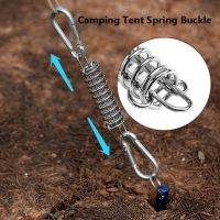 【CW】 Camping Tent Elasticity Accessories Outdoor Fixed Buckle Rope Tensioner