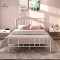SALLY HOUSE รุ่นใหม่!! ราคาถูก ที่นอน เตียงเหล็ก เตียงนอน4ฟุต5ฟุต เตียงเหล็ก 5 ฟุต 6 ฟุต ประกอบง่าย bed เรียบง่าย