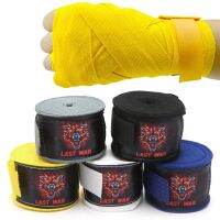 1 Pair 5m Breathable Boxing Handwraps MMA Muay Thai Kick Boxing Semi-Elastic Hand Wrap For Training Bandages Skull Tapes