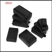 OKL9 1/2pcs 9 ขนาด คุณภาพสูง พลาสติก ABS กล่องใส่เครื่องมือ กล่องใส่ของ โครงการฝาครอบกันน้ำ กล่องโครงการอิเล็กทรอนิกส์