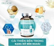 Hoàn Tiền 8%Viên Uống Glutathione 600 Dr Lacir Hỗ Trợ Trắng Da Mờ Nám