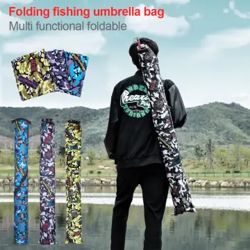 Fishing Rod Bag 420d Oxford Cloth Foldable Waterproof Portable