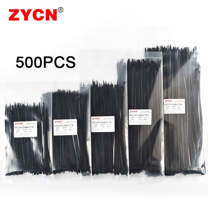 500pcs-self-locking-nylon-cable-ties-set-width-1-9-x60-80-100-120-150mm-plastic-zip-loop-wire-wrap-2-5x250-4-5x300-fixed-binding