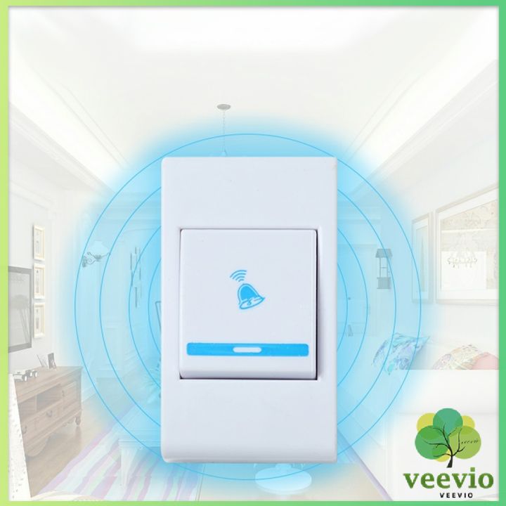 veevio-กริ่งไร้สาย-กระดิ่งไร้สาย-ออดไร้สายออดรีโมท-ระยะไกล-wireless-door-bell