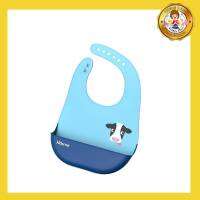 Kidsme Easy clean bib ชุดซิลิโคนกันเปื้อน (สีฟ้า)