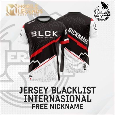 Blacklist Jersey S11 2023 Free Nickname Jersey T-Shirt Blacklist International Tshirt Customized MPL S11 NEW 2023 (free Request Nickname)