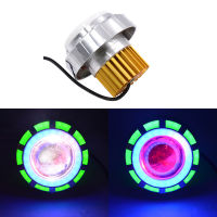 ?รถจักรยานยนต์ LED ไฟหน้าโปรเจคเตอร์ไฟหน้า Angel Eye Demon Eye Halo EMY-02 12-85V รถจักรยานยนต์ Retrofit LED ไฟหน้าในตัว Dual รูรับแสง Angel Demon Eye Dual รูรับแสงสูง/ต่ำ LED โปรเจคเตอร์ไฟหน้า