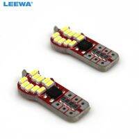 LEEWA 5pcs White T10 W5W 5W 194 3014 SMD 20 Leds Car LED Sided Lamp Motors Showing the Wide Lights CA5316