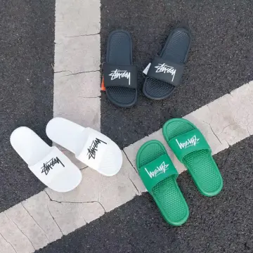 White discount stussy slides