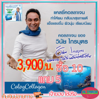 แคลซี่ คอลลาเจน Calcy Collagen (เซ็ต 10 ฟรี 5 กล่อง) ของเมฆ วินัย ไกรบุตร เหมาะสำหรับ กระดูกและข้อ เข่า ผิวแห้ง แคลซี่ คอลลาเจน ดีบูน