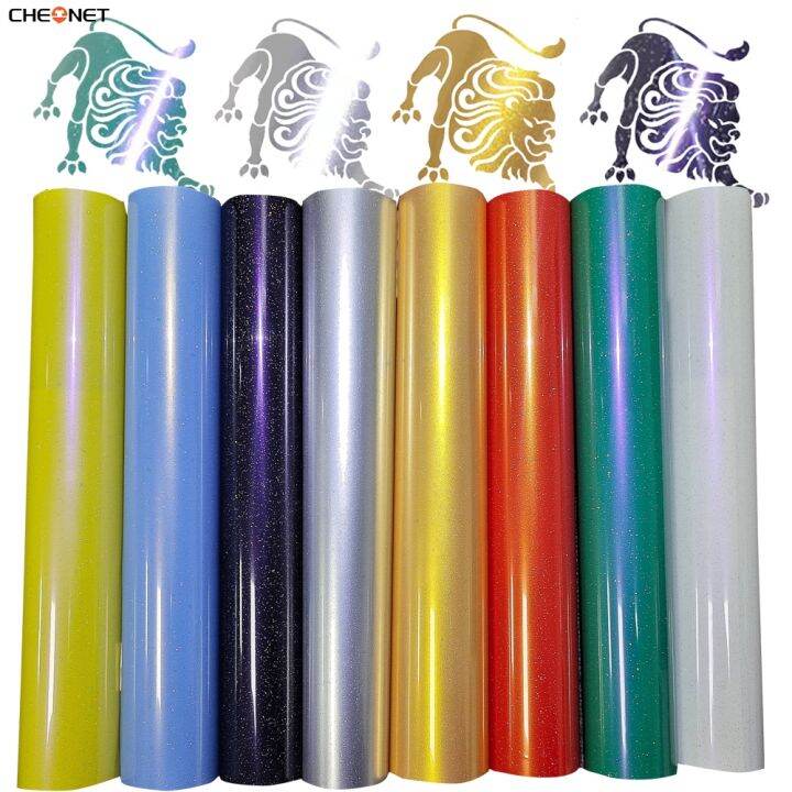 (Aixin) Elastic Glitter Laser Transfer Vinyl For Cutting Film Cut Press ...