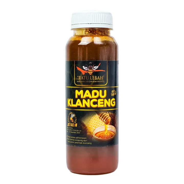 Madu Klanceng Asli 250 ML Madu Lanceng Murni obat Diabetes Asam Urat Kelulut Trigona Ratu Lebah | Lazada Indonesia