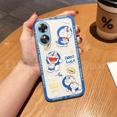 เคสนิ่มลายการ์ตูน OPPO A78น่ารักโดราเอมอน TPU ซิลิโคนเคสโทรศัพท์ Oppo A78 5G ฝาหลังโปร่งใสกันกระแทก