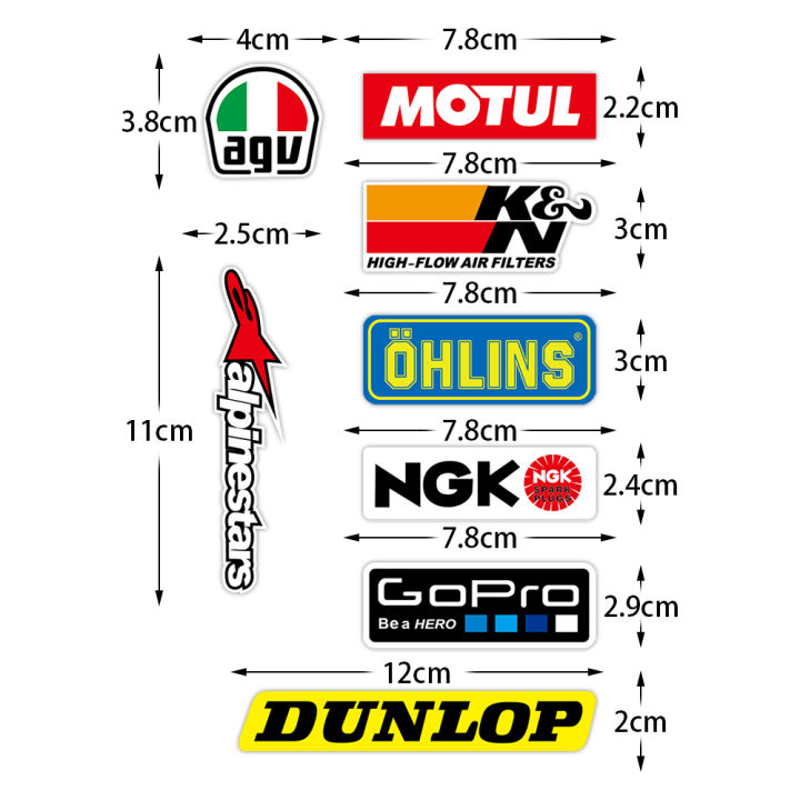 arai-shoei-รถจักรยานยนต์หมวกกันน็อคสติ๊กเกอร์-gopro-agv-ขี่หมวกกันน็อคสติกเกอร์สะท้อนแสงสำหรับฮอนด้ายามาฮ่ารถจักรยานยนต์สากลดัดแปลงสติ๊กเกอร์ขี่หมวกกันน็อคสติกเกอร์รูปลอก