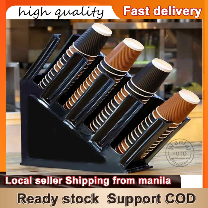 Plastics Paper Cup Holder rack Milktea Cup Holder coffee shop supplies