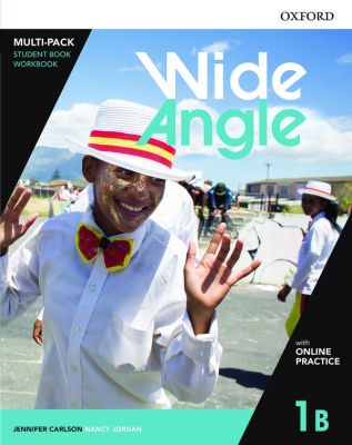 Bundanjai (หนังสือคู่มือเรียนสอบ) Wide Angle American 1B Student Book Workbook with Online Practice (P)