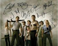 ✺✸ THE WALKING DEAD SIGNED Art ฟิล์มพิมพ์ผ้าไหมโปสเตอร์ Home Wall Decor 24x36inch