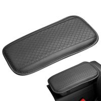 Car Center Console Cover Armrest Mat PU Leather Arm Rest Covering Car Arm Rest Cushion Cover For SUVTruckVehicle2023