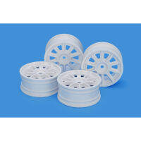 [ชุดแต่งรถบังคับ] TAMIYA 22067 OP.2067 TH 10-Spoke Wheel (White) (24mm Width, Offset 0) ชุดแต่งทามิย่าแท้ rc