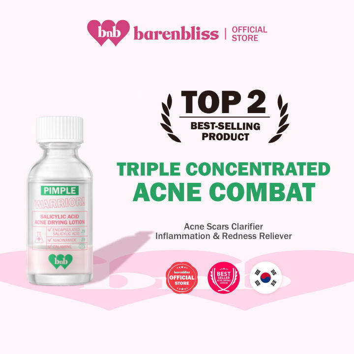 barenbliss BNB Pimple Warrior! Salicylic Acid Acne Drying Lotion Acne