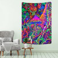 Psychedelic Mushroom  Mandala Tapestry Wall Hanging Bohemian Gypsy Psychedelic Tapiz Witchcraft Tapestry