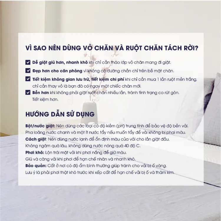 Bộ chăn ga lụa Micromodal gỗ sồi Hàn Quốc CM2003 11