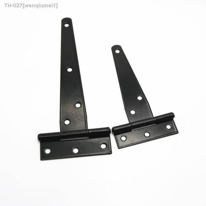 1-pcs-black-paint-t-shape-triangle-hinge-cabinet-shed-wooden-door-gate-hinges-hardware