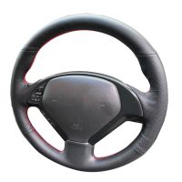 Car Steering Wheel Cover For Infiniti G37 G35 EX35 EX25 EX37 Q60 QX50 Q40 IPL G Coupe Customize Steering Wrap Microfiber Leather Steering Wheels Acces