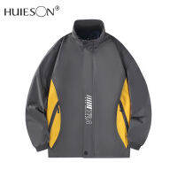 【Huieson】เสื้อแจ็คเก็ตกันลมใส่สบาย,เสื้อแจ็คเก็ตสินค้าสองชั้นให้ความอบอุ่นและกันลมกันน้ำ