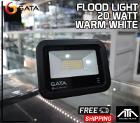 ( สี Warm white) โคมฟลัดไลท์ GATA LED ขนาด 20W  Slim DOB Series เหมาะสำหรับใช้ส่องสว่างในพื้นที่บริเวณต่างๆ