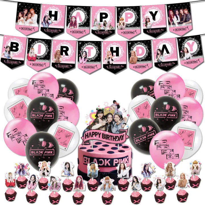 Fast Shipping Blackpink Theme party decoration blackpink Birthday ...