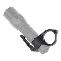 ✣✔﹊ Outdoor Bicycle Multifunction Finger Ring For Tactical Switchback Flashlights Holder Compatible Pocket Clip