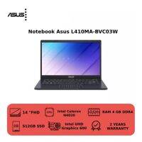 ลดราคา!! Notebook ASUS L410MA-BVC03W(14.0HD/IntelCeleronN4020/Ram4GB/512GB/Intel UHDGraphics600/W11H/ประกัน2ปี โน๊ตบุ๊ค