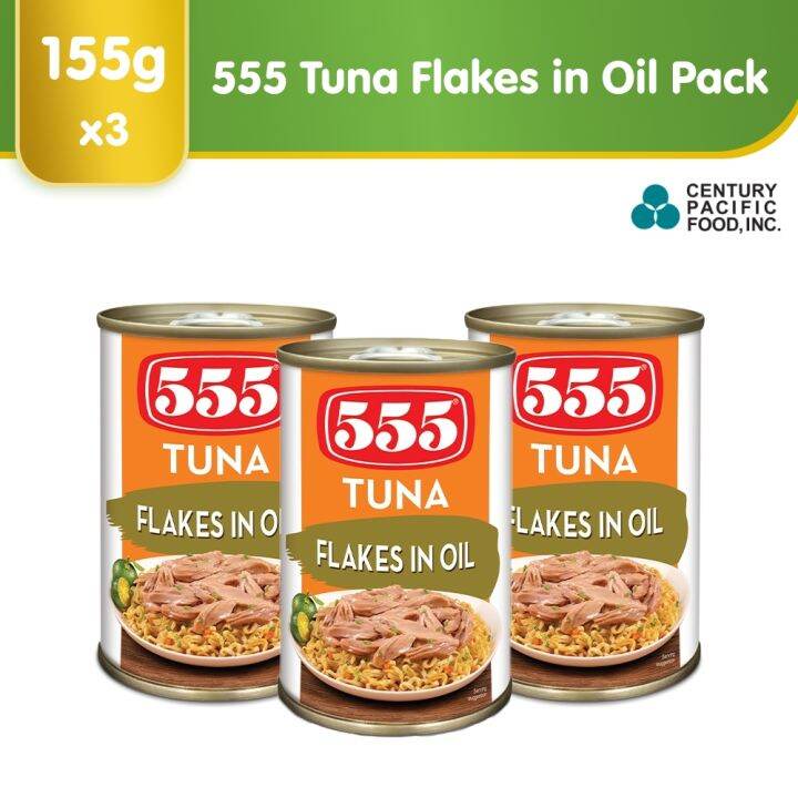 555 Tuna Flakes in Oil 155g Pack of 3 Lazada PH