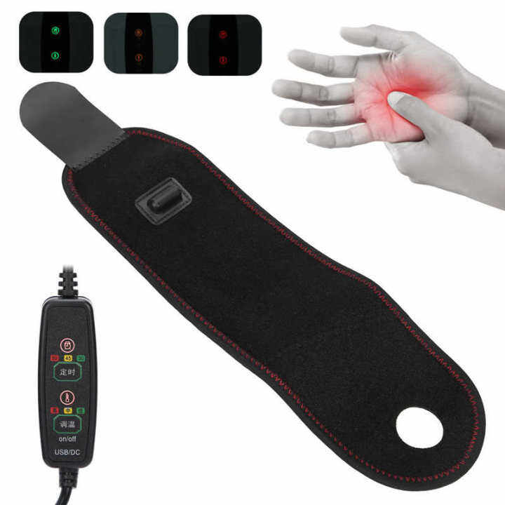 Heating Wrist Brace Hot Compress Arthritis Pain Relief Wrist Hand