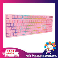 KB-741P PINKKER Optical Sw RGB Mechanical Gaming Keyboard//คีย์บอร์ดรุ่นใหม่ // สายหวานต้องจัด// ชมพูสดใส //