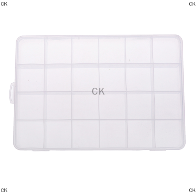 CK 24ช่องกล่องพลาสติกกรณีเครื่องประดับลูกปัดเก็บภาชนะ CRAFT Organizer
